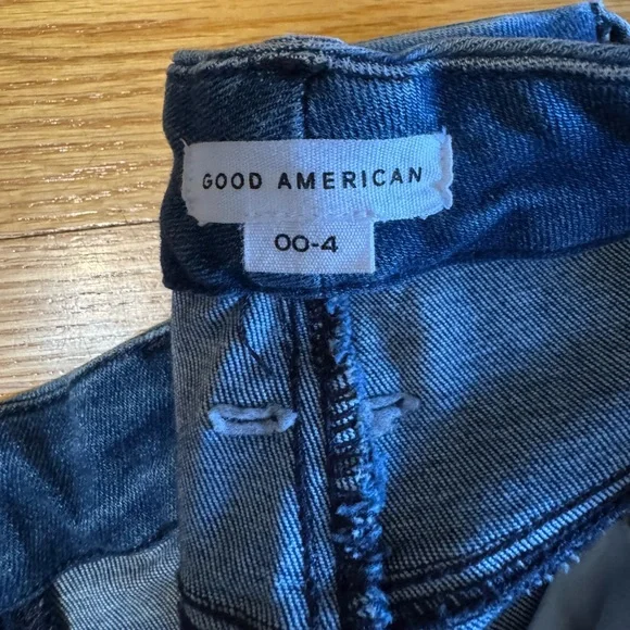 Good American Always Fits Good Dark Blue Skinny Jeans. Brand New. Size 00-4 - Picture 4 of 5